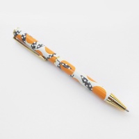 Caroline Gardner Orange Print Ball Point Pen Boxed